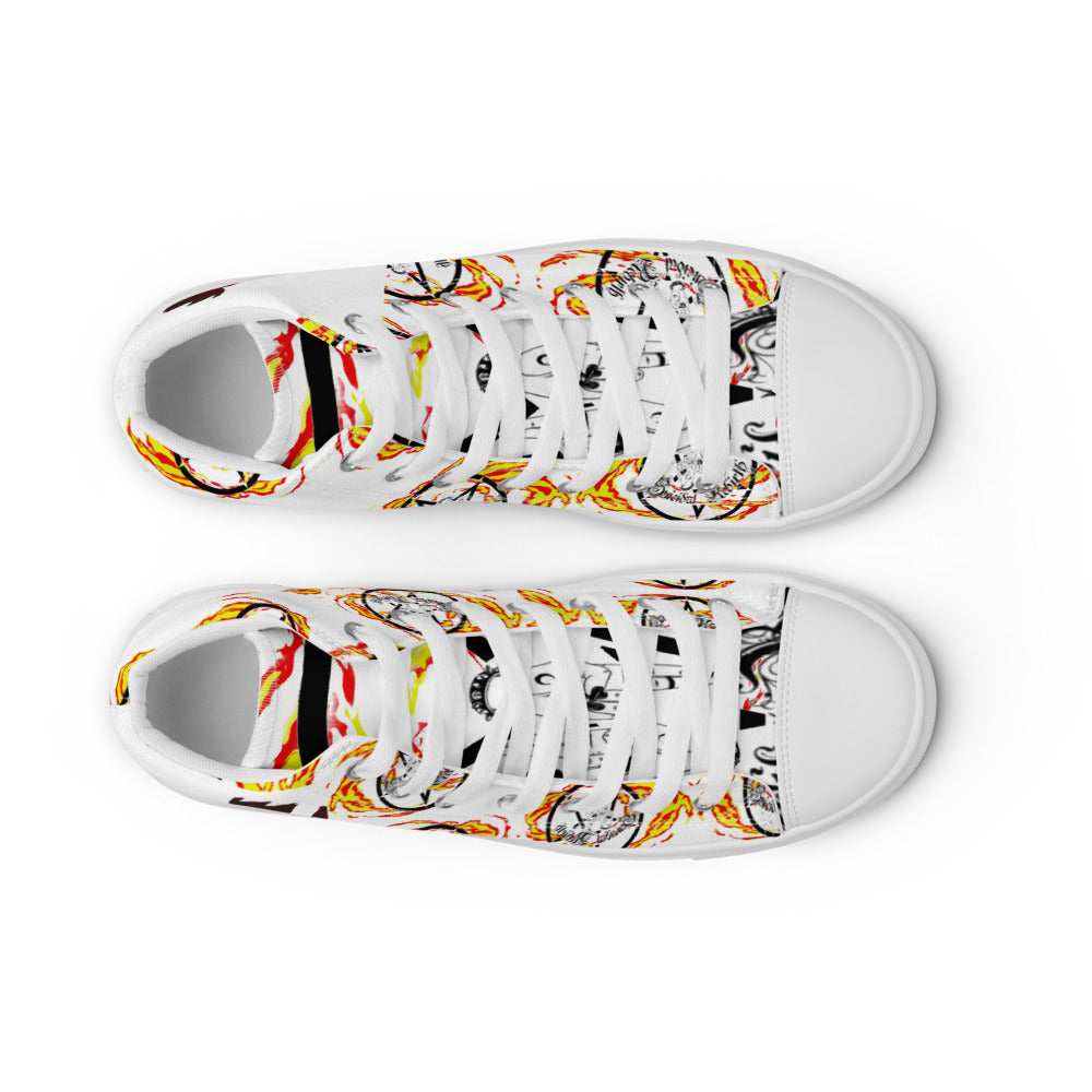 Demon Slayer Rengoku Women’s High Top Anime Shoes