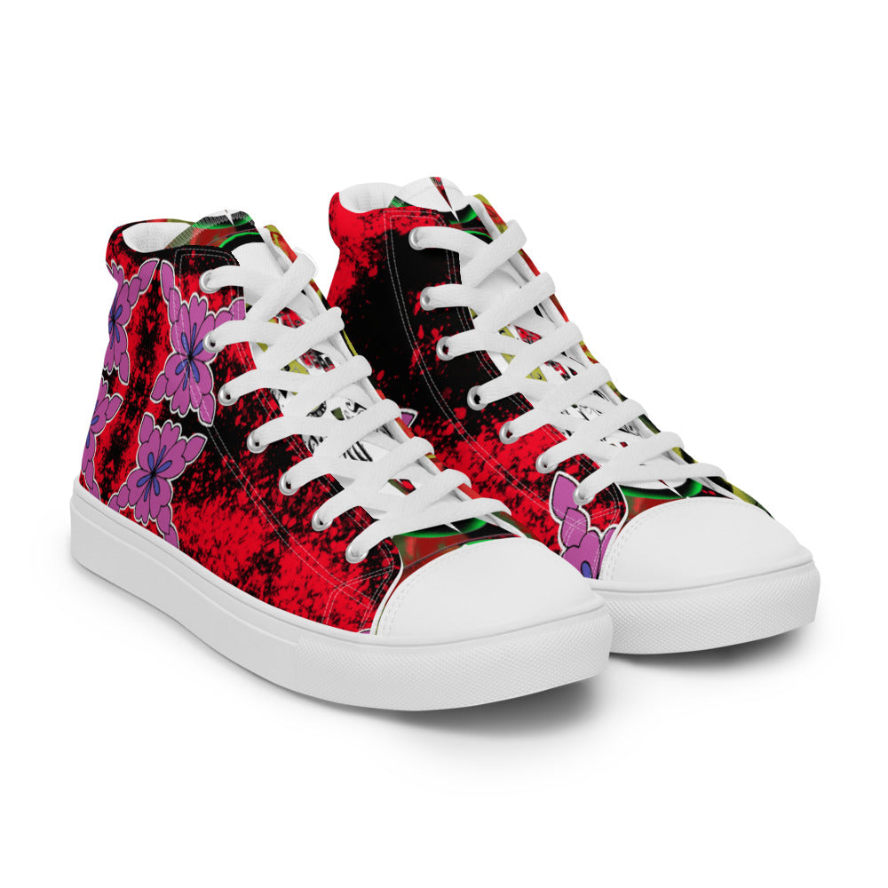Demon Slayer Upper Moon 6 Women’s High Top Anime Shoes